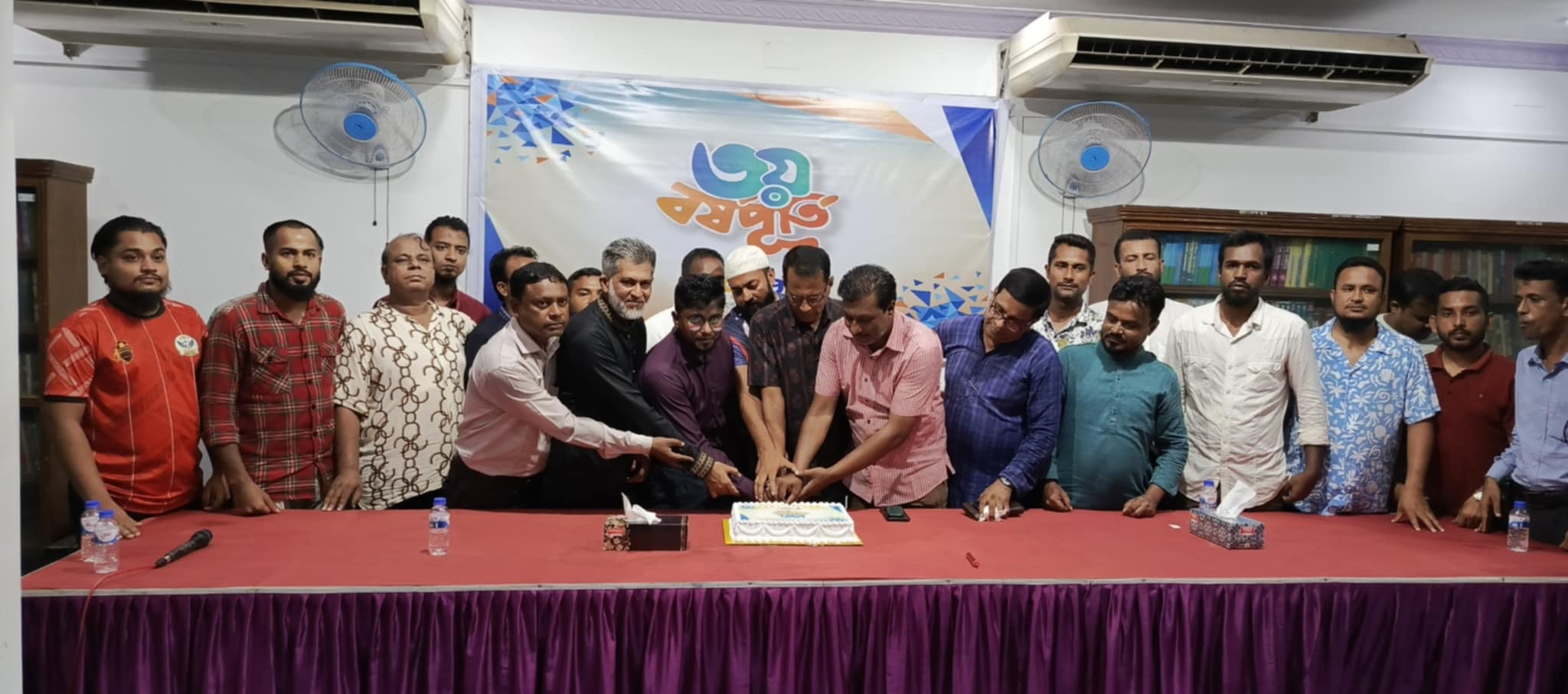 সুনামগঞ্জে গ্লোবাল টিভির ৩য় বর্ষপূতি পালিত