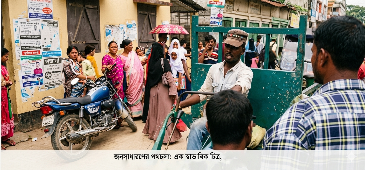 দিরাইয়ে পরীক্ষার দিনেও ‘দানব’ ট্রলির দাপট: যানজট ও শব্দদূষণে অতিষ্ঠ শিক্ষার্থী-অভিভাবক