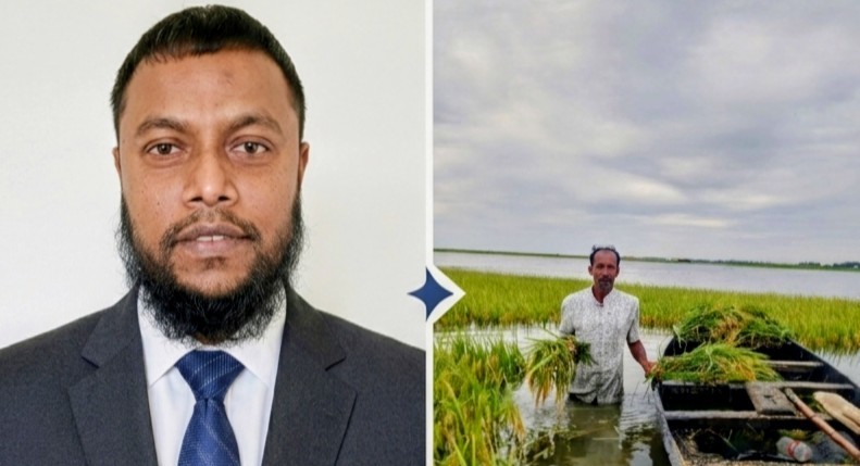 দিরাই-শাল্লায় কৃষকের স্বপ্ন এখন পানির নিচে: ক্ষতিগ্রস্তদের পাশে দাঁড়ানোর ঘোষণা আলী আকবর চৌধুরীর