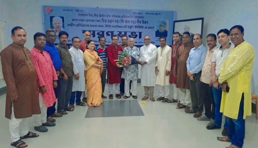 সিলেটে বাংলাদেশ পূজা উদযাপন পরিষদ কেন্দ্রীয় কমিটির নেতৃবৃব্দের সাথে সুনামগঞ্জ জেলা কমিটির নেতৃবৃন্দের সৌজন্যে সাক্ষাৎ 