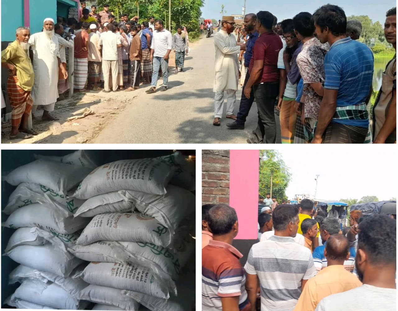 চাটমোহরে অবৈধভাবে মজুত ১১৪ বস্তা সার জব্দ কৃষকদের কাছে সরকারি দামে বিক্রি